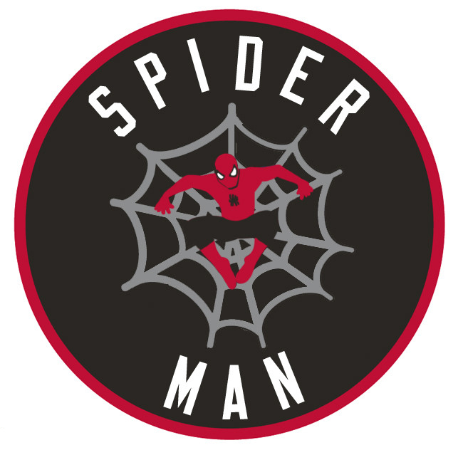 Toronto Raptors Spiderman logo DIY iron on transfer (heat transfer)